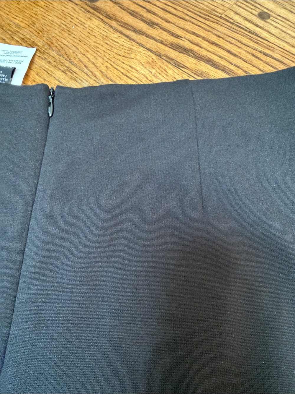 NWT Olsen sz 14 Black faux wrap skirt - closet staple; capsule wardrobe - Picture 11 of 11